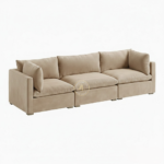 Zauq Serenity 3 Seater Sofa Beige
